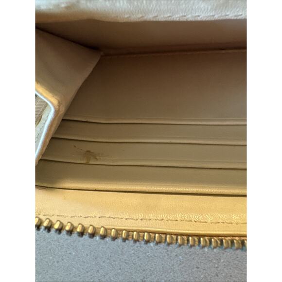 Vintage Coach Python Embossed Leather Accordion Wallet - Picture 5 of 6